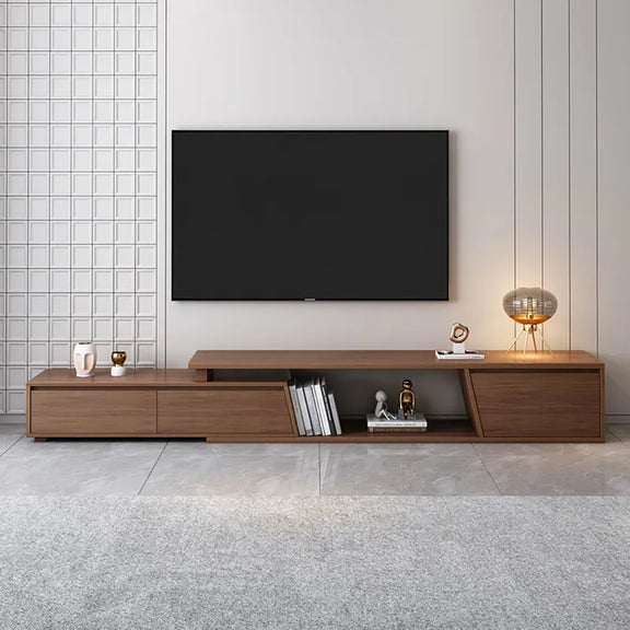 Modern Extendable TV Stand With 3 Drawers Up to 120