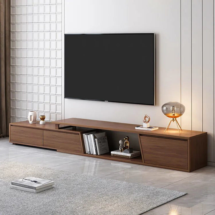 Modern Extendable TV Stand With 3 Drawers Up to 120